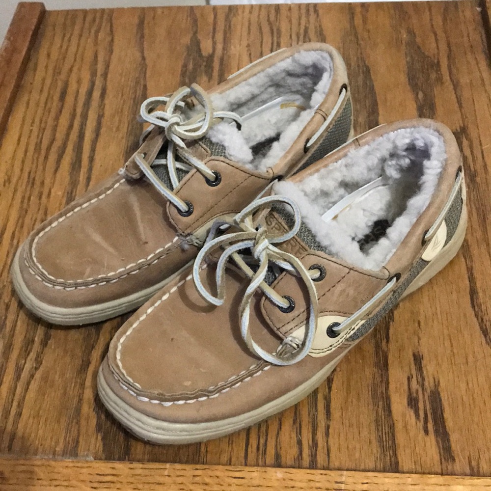 Sperry boat shoes tan / brown